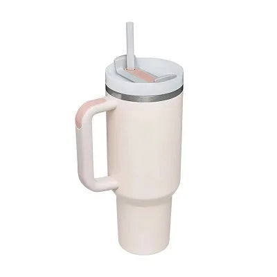 Vaso térmico 1.2 L con asa y popote – Modelo E / 1.2 L