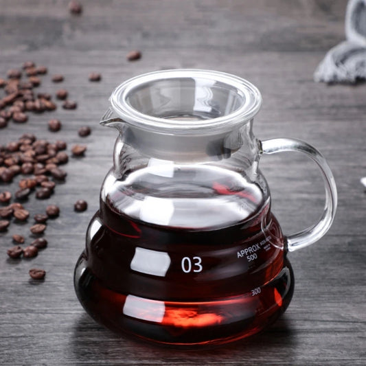 Jarra de vidrio para café