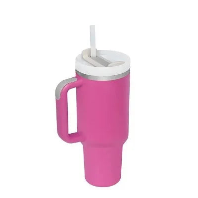 Vaso térmico 1.2 L con asa y popote – Modelo I / 1.2 L