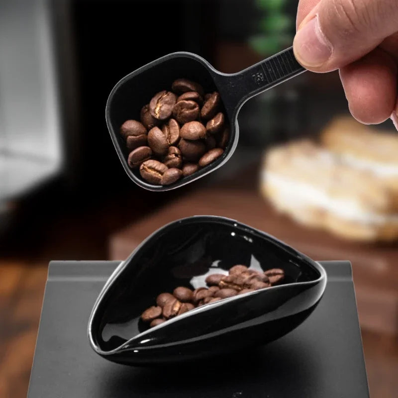 Set dosificador de café de cerámica