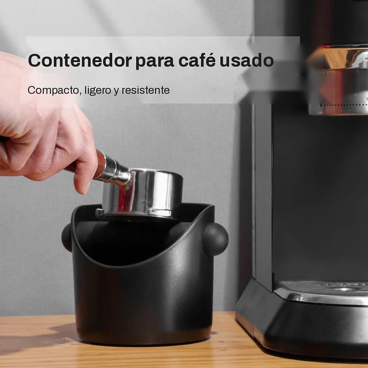 Knock box: contenedor para café usado