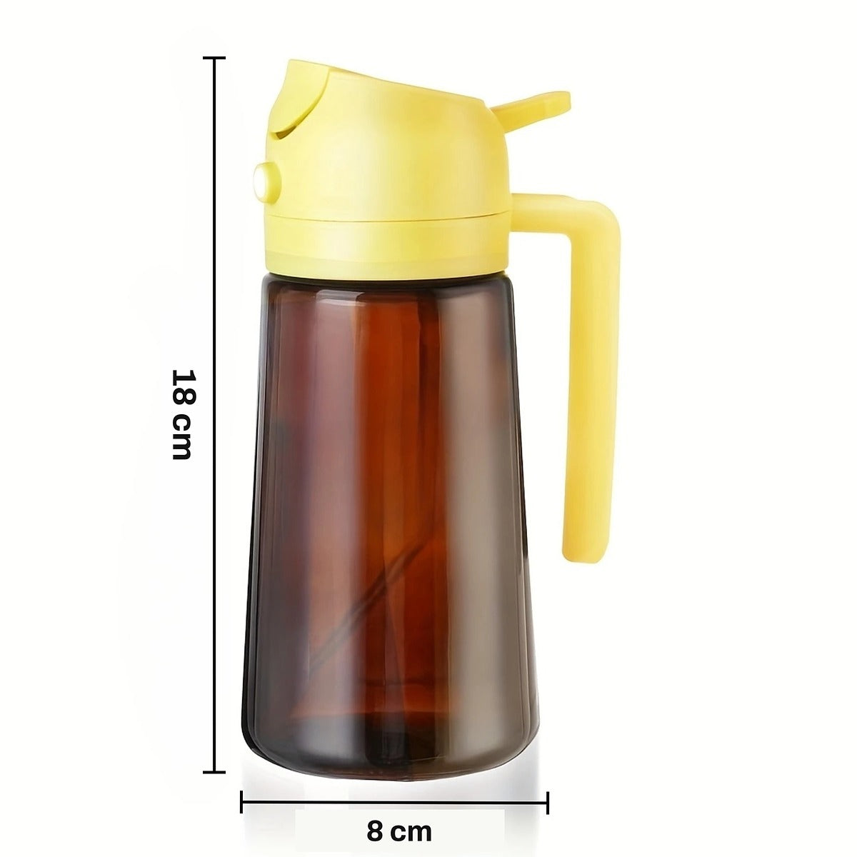 Rociador de aceite de vidrio 2 en 1