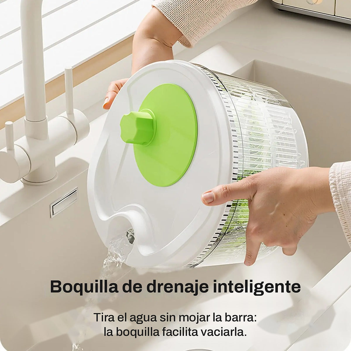 Centrifugadora de ensalada 4 L