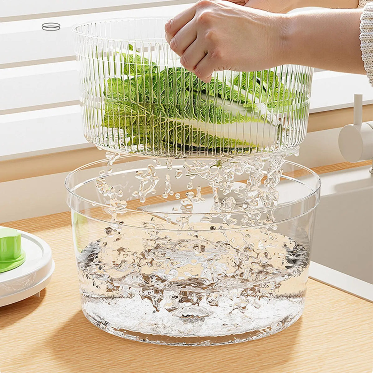 Centrifugadora de ensalada 4 L