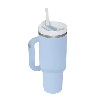 Vaso térmico 1.2 L con asa y popote – Modelo N / 1.2 L