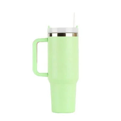 Vaso térmico 1.2 L con asa y popote – Modelo J / 1.2 L