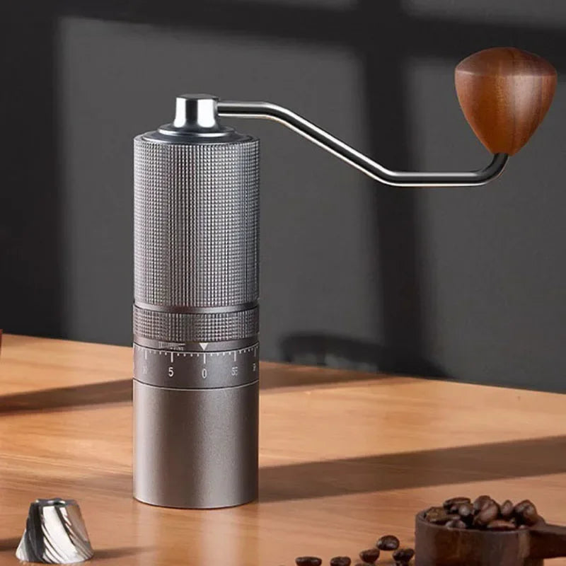 Molino manual de café con muelas de acero