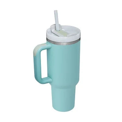 Vaso térmico 1.2 L con asa y popote – Modelo M / 1.2 L