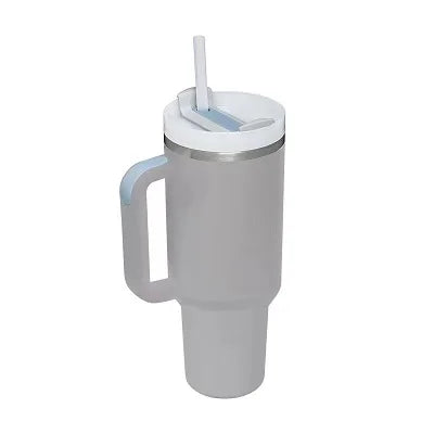 Vaso térmico 1.2 L con asa y popote – Modelo Q / 1.2 L