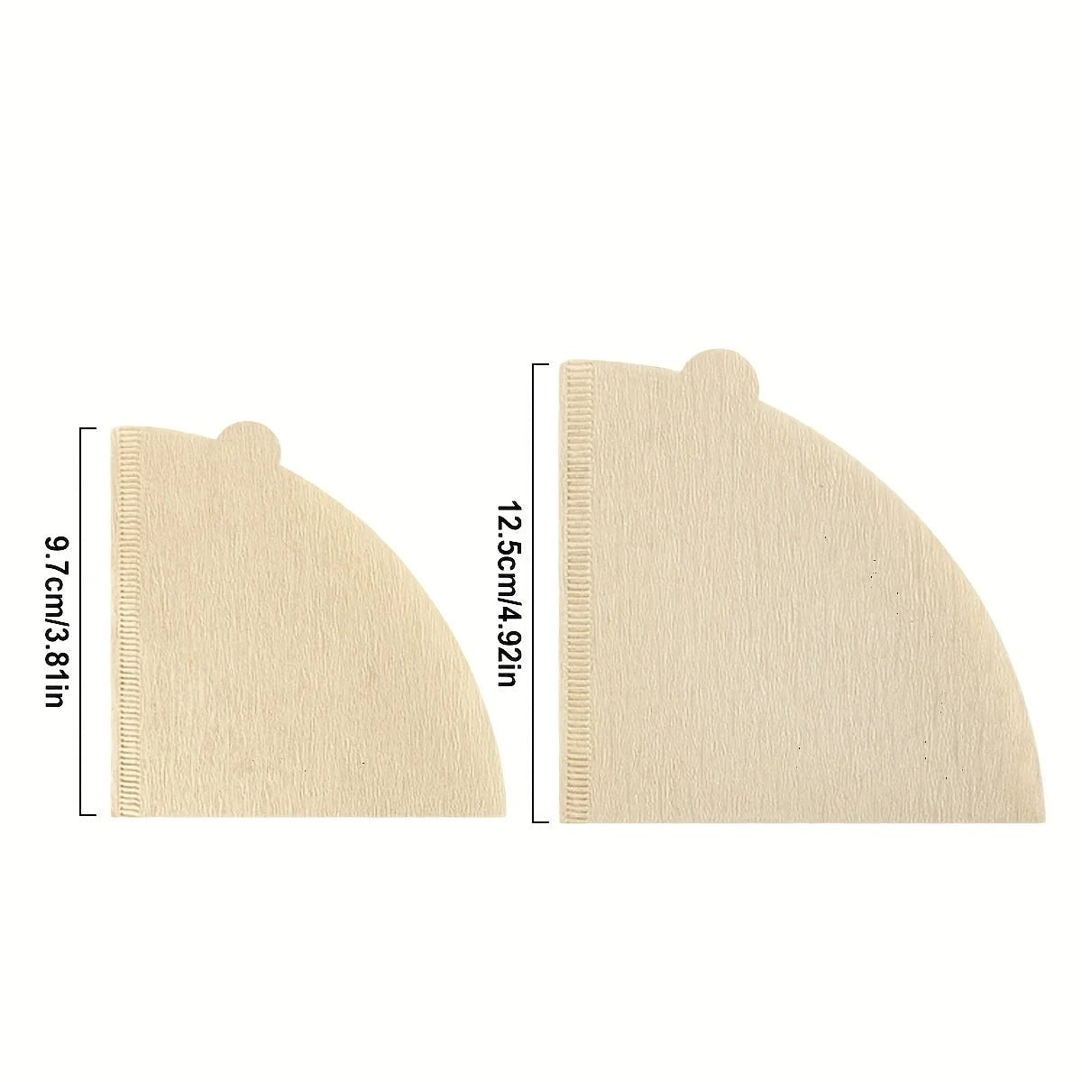 Filtros de papel cónicos para V60 (100 piezas)