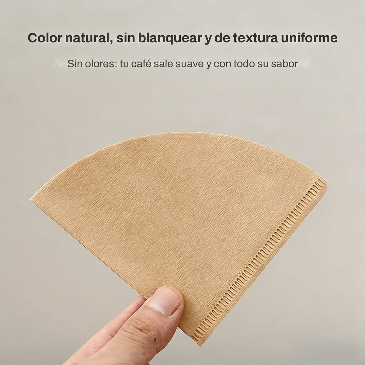 Filtros de papel cónicos para V60 (100 piezas)