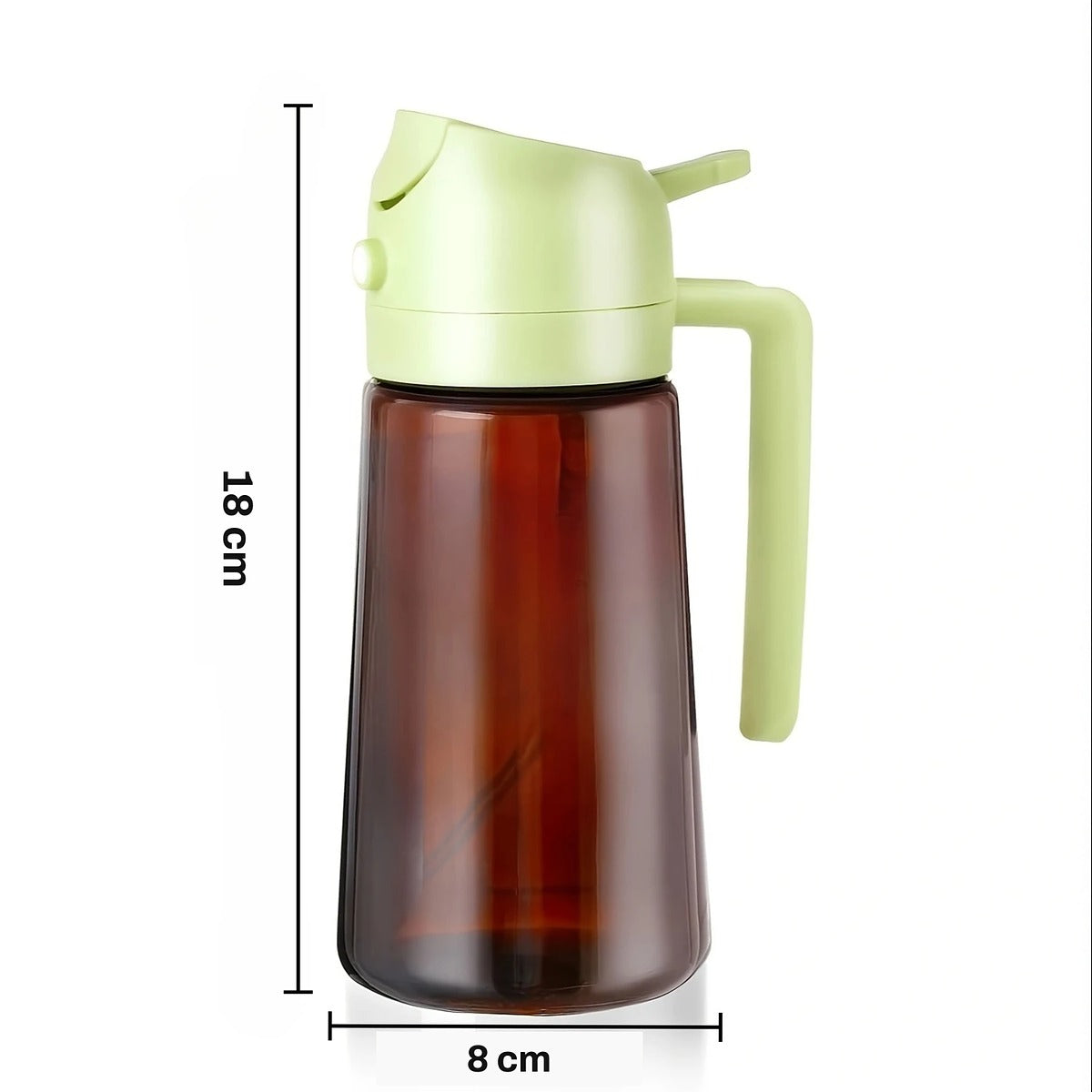 Rociador de aceite de vidrio 2 en 1