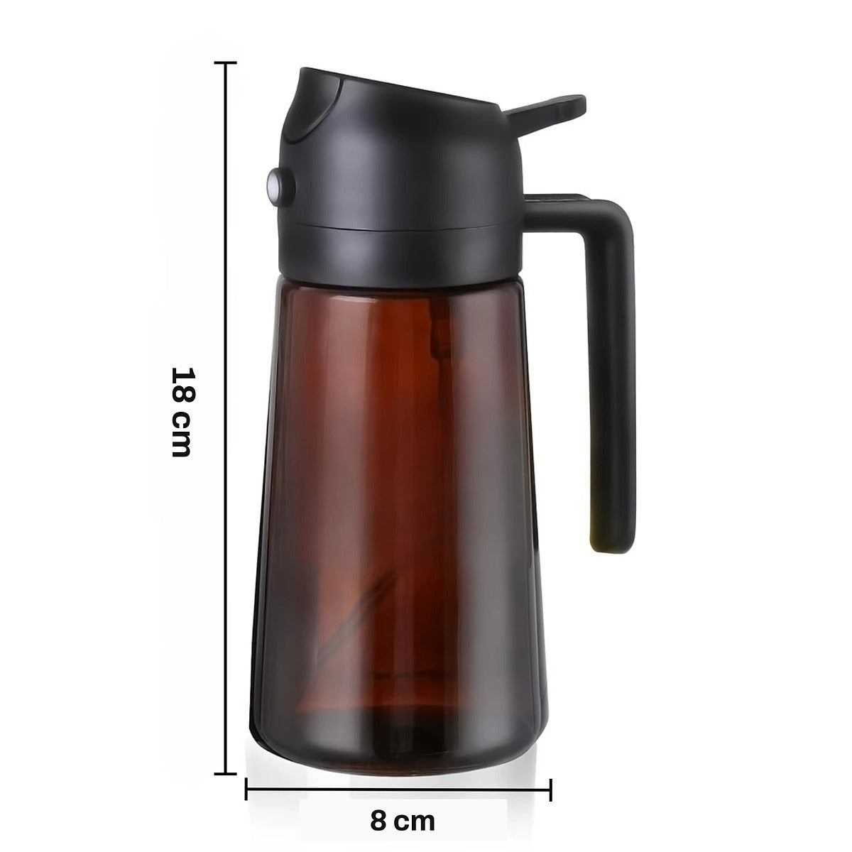 Rociador de aceite de vidrio 2 en 1
