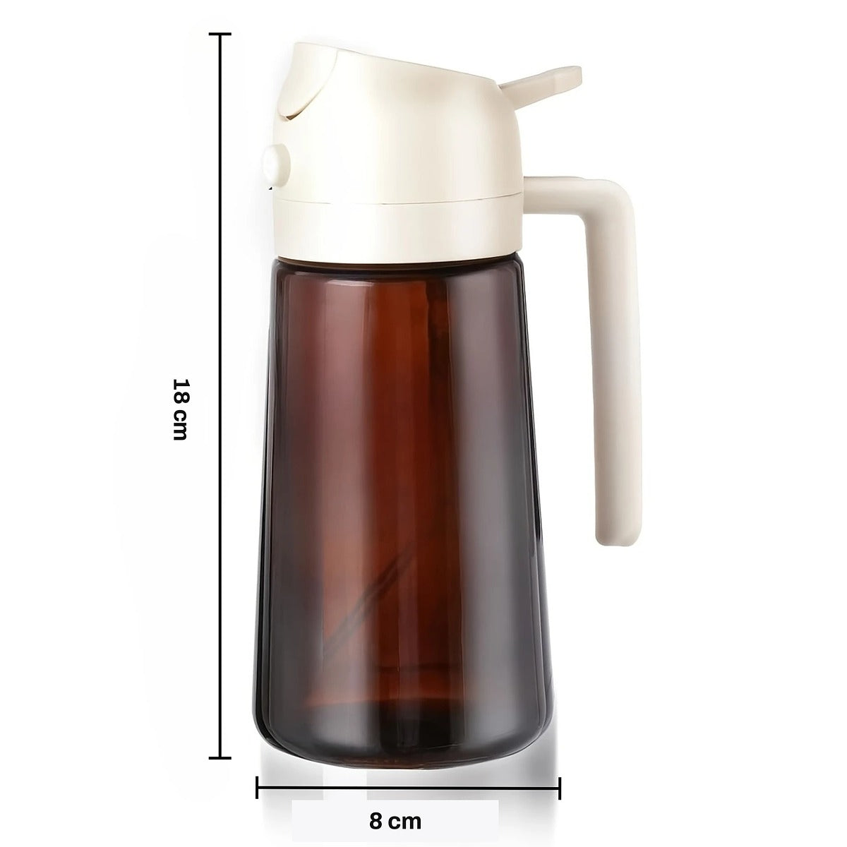 Rociador de aceite de vidrio 2 en 1