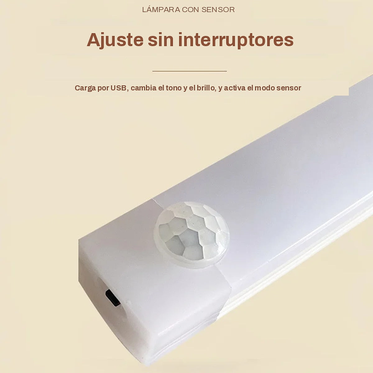 Luz LED con sensor de movimiento para gabinete, 30 cm – foto 7