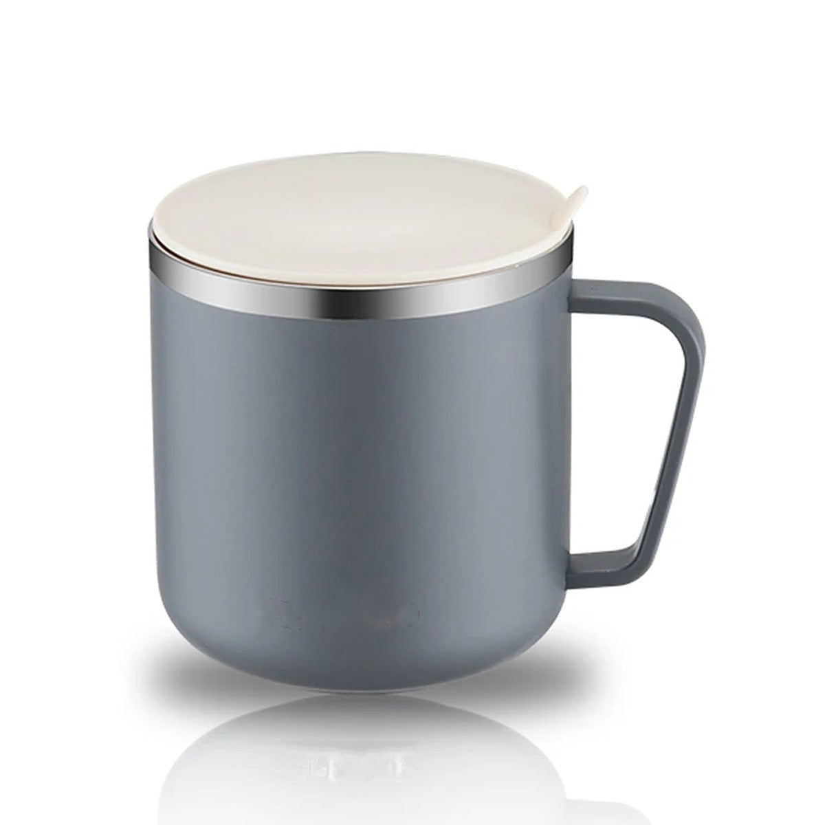 Taza térmica de acero 400 ml con tapa