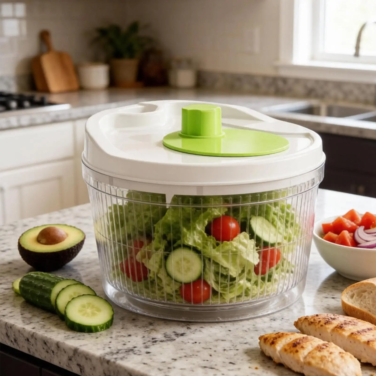 Centrifugadora de ensalada 4 L