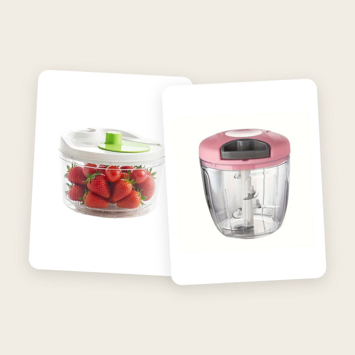 Kit Ensalada fresca: centrifugadora y picador