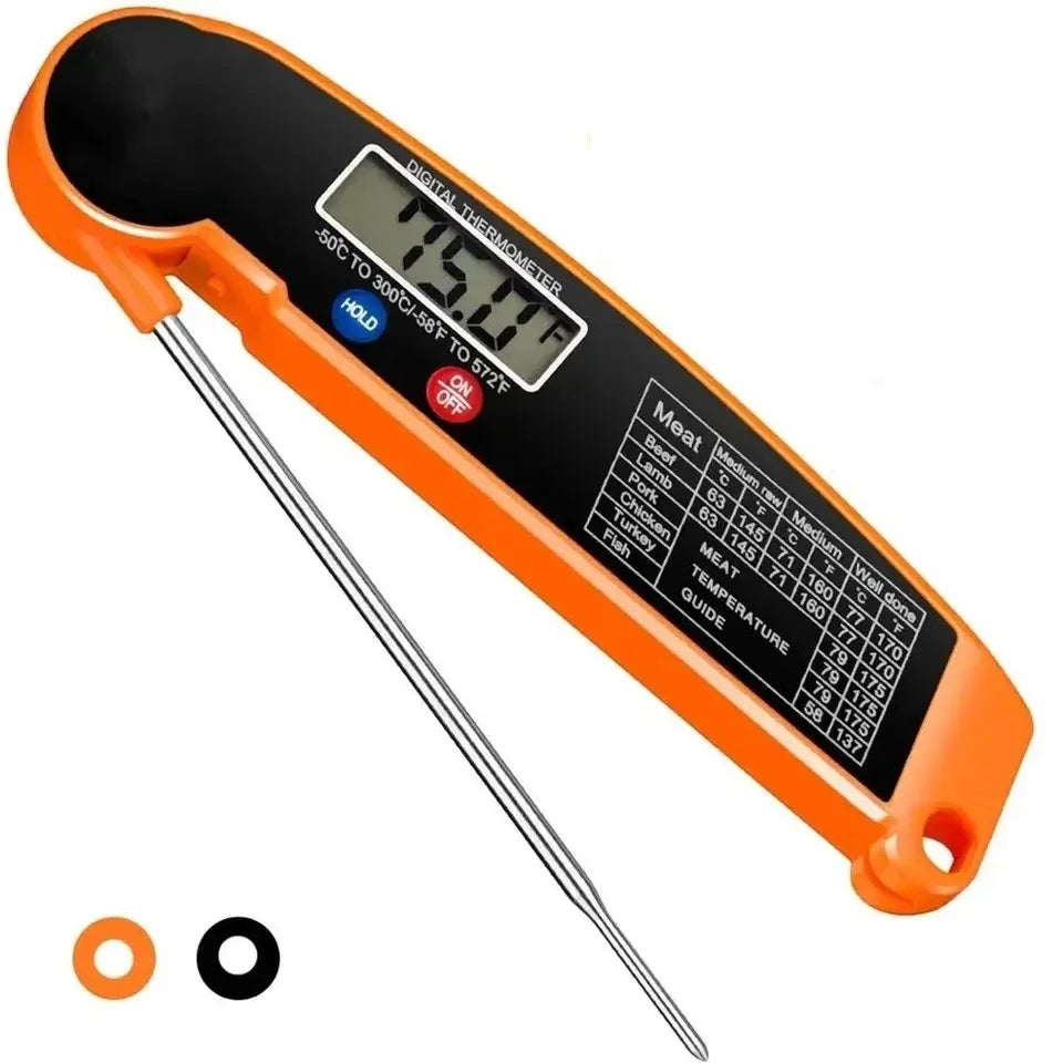 Termómetro digital para carne plegable